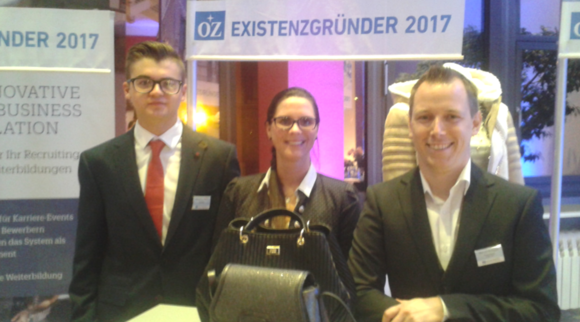 Das Team der adcada GmbH im Finale des OZ-Gründerpreis